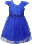 GIRLS DRESSY DRESS (0232354) ROYAL BLUE